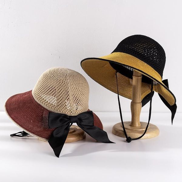 caps & hats hat girl summer outdoor sunscreen bow cut-out fisherman's beach anti ultraviolet sunshade, Yellow
caps & hats hat girl summer outdoor sunscreen bow cut-out fisherman's beach anti ultraviolet sunshade, Yellow