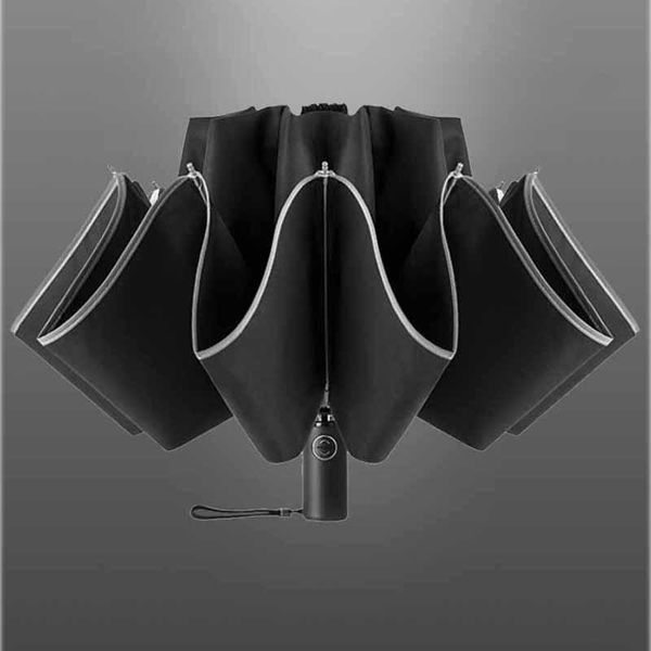 umbrellas automatic folding umbrella 10 bone portable reflective with stripe, parapluie anti
umbrellas automatic folding umbrella 10 bone portable reflective with stripe, parapluie anti