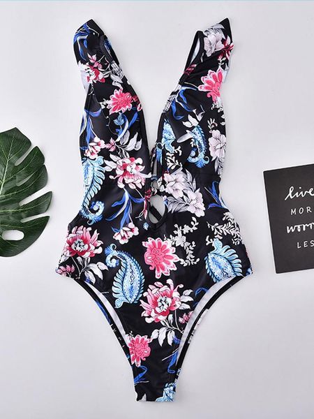 women's swimwear 2021 style women swimsuit bikini push-up padded bathing suit black floral print elegant pool beachwear, White;black
women's swimwear 2021 style women swimsuit bikini push-up padded bathing suit black floral print elegant pool beachwear, White;black