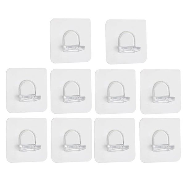 hooks & rails 10pcs strong shelf support hook universal sticker adhesive pegs non-punch closet cabinet clips clear holder
hooks & rails 10pcs strong shelf support hook universal sticker adhesive pegs non-punch closet cabinet clips clear holder