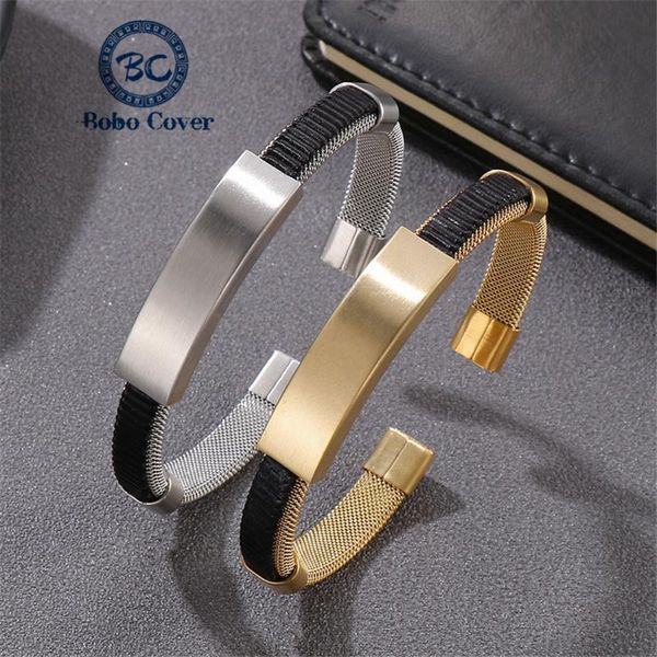 bangle woven mesh stainless steel men's casual pulseira c-shaped open bracelet metal hip hop rock jewelery gift, Black
bangle woven mesh stainless steel men's casual pulseira c-shaped open bracelet metal hip hop rock jewelery gift, Black