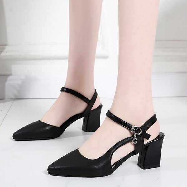 fericzot 2021 summer hollow sandals pointed toe ankle strap women shoes for casual office female, Black
fericzot 2021 summer hollow sandals pointed toe ankle strap women shoes for casual office female, Black