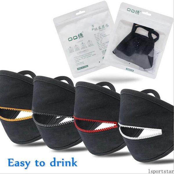 seller creative zipper face mask anti dust face mask mouth cover easy to drink washable reusable protective designer masks in stock, Black
seller creative zipper face mask anti dust face mask mouth cover easy to drink washable reusable protective designer masks in stock, Black