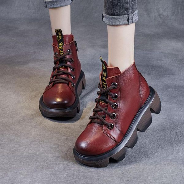 boots johnature genuine leather shoes ankle women round toe zip 2021 winter handmade concise leisure sewing platform, Black
boots johnature genuine leather shoes ankle women round toe zip 2021 winter handmade concise leisure sewing platform, Black