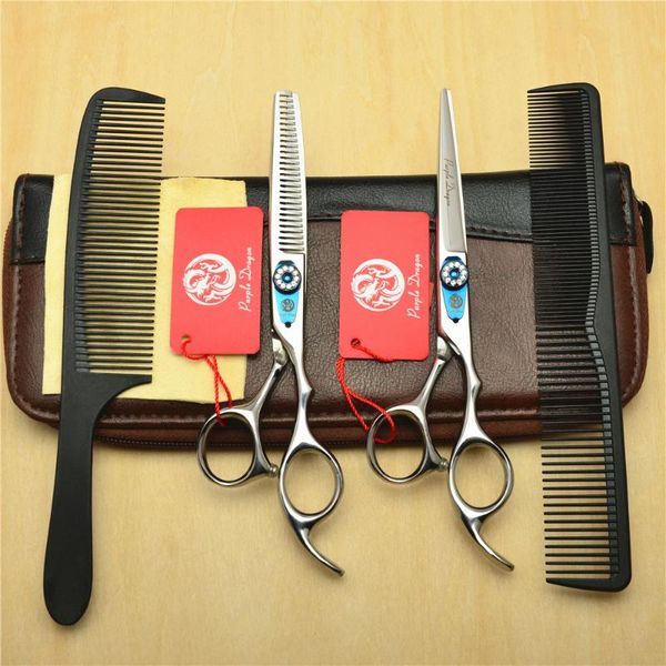 hair scissors 4pcs suit 6.0'' purple dragon 440c professional human hairdressing cutting shears + thinning comb z1015
hair scissors 4pcs suit 6.0'' purple dragon 440c professional human hairdressing cutting shears + thinning comb z1015