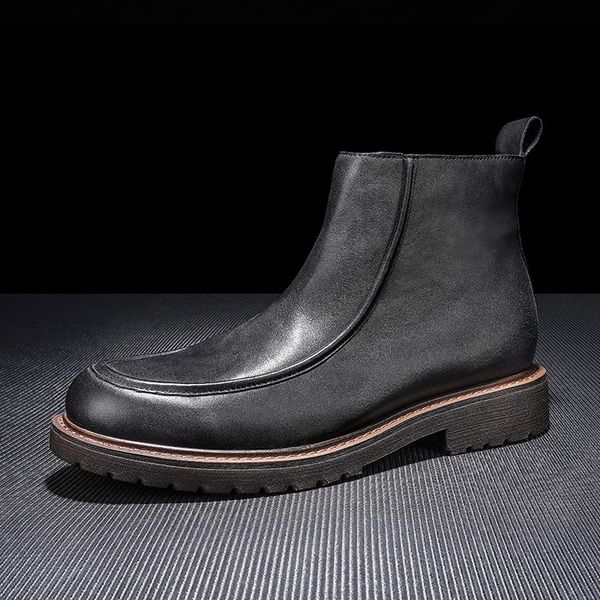 martin winter new men's warm short black versatile leather thick soled high tid0e boots
martin winter new men's warm short black versatile leather thick soled high tid0e boots