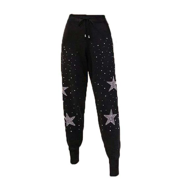 women's pants & capris 2021 autumn korean version of the nine-point lace-up stretch black diamond high-waisted harem sweatpants, Black;white
women's pants & capris 2021 autumn korean version of the nine-point lace-up stretch black diamond high-waisted harem sweatpants, Black;white