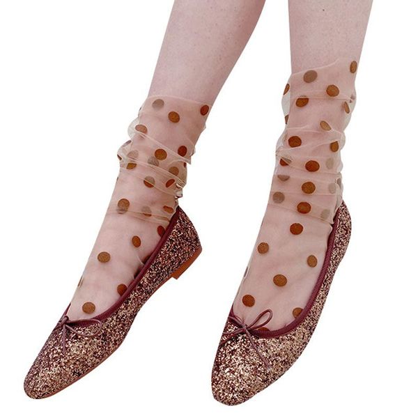 socks & hosiery summer women's harajuku breathable transparent mesh small polka dots lady net yarn fishnet dot funny sox, Black;white
socks & hosiery summer women's harajuku breathable transparent mesh small polka dots lady net yarn fishnet dot funny sox, Black;white