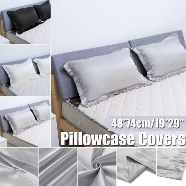 pillow case 2pcs emulation silk satin bedding pillowcase smooth home white black sliver for bed sofa couch el
pillow case 2pcs emulation silk satin bedding pillowcase smooth home white black sliver for bed sofa couch el