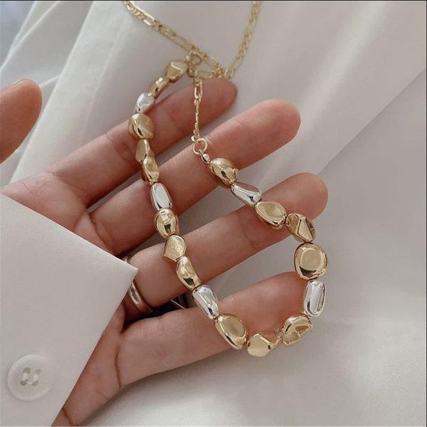 chains masa ladies irregular imitation pearl necklace circle baroque metal jewelry elegant gift autumn fashion 2021, Silver
chains masa ladies irregular imitation pearl necklace circle baroque metal jewelry elegant gift autumn fashion 2021, Silver