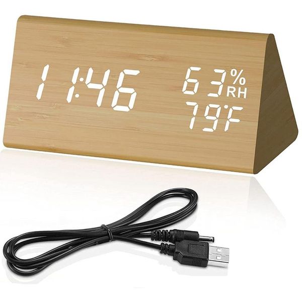 other clocks & accessories digital alarm clock wooden led time display 3 settings humidity & temperature detect for bedroom, office
other clocks & accessories digital alarm clock wooden led time display 3 settings humidity & temperature detect for bedroom, office