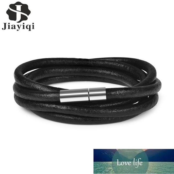 jiayiqi men simple black/brown multilayer genuine leather bracelet male jewelry factory price expert design quality latest style original st, Golden;silver
jiayiqi men simple black/brown multilayer genuine leather bracelet male jewelry factory price expert design quality latest style original st, Golden;silver