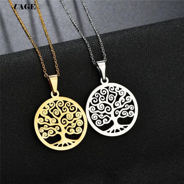 pendant necklaces uage fashion gold color tree of life necklace stainless steel l round for women drop, Silver
pendant necklaces uage fashion gold color tree of life necklace stainless steel l round for women drop, Silver