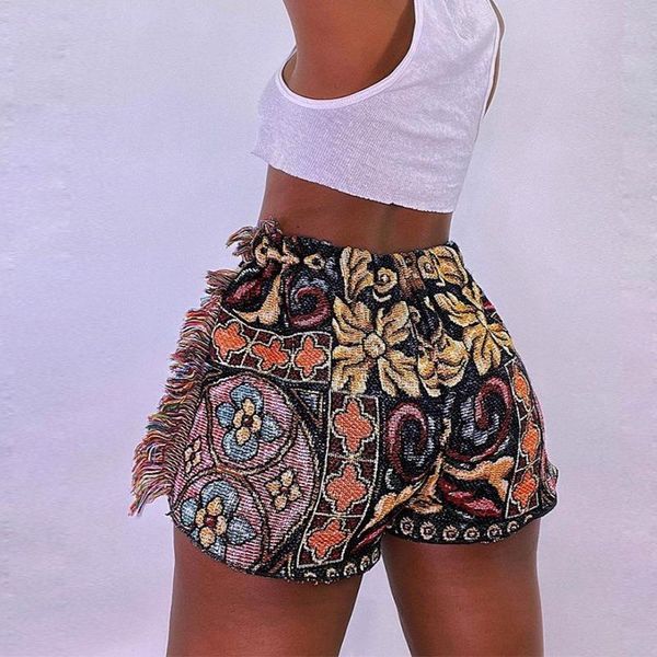 women's shorts fashion tassel vintage woman summer wide leg elastic wais high waist femme casual fitness ladies, White;black
women's shorts fashion tassel vintage woman summer wide leg elastic wais high waist femme casual fitness ladies, White;black