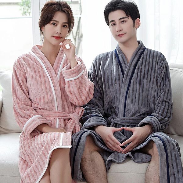 women's sleepwear winter flannel kimono bathrobe gown couple long robe casual nightgown thick warm men home dressing plus size, Black;red
women's sleepwear winter flannel kimono bathrobe gown couple long robe casual nightgown thick warm men home dressing plus size, Black;red