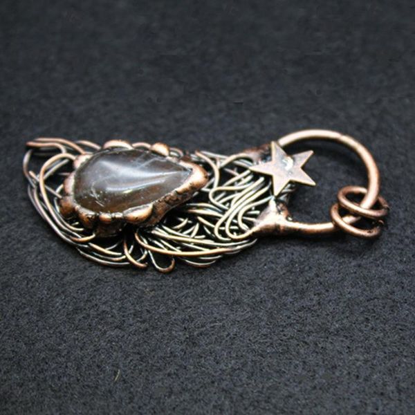 chains vintage necklace natural labradorite pendants necklaces manual winding bronze star moon chakra energy healing pendulum amulet, Silver
chains vintage necklace natural labradorite pendants necklaces manual winding bronze star moon chakra energy healing pendulum amulet, Silver