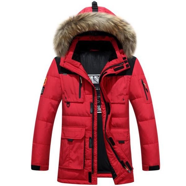men's down & parkas 90% white duck jacket men thick warm coat mens parka waterproof soft windproof outwear, Black
men's down & parkas 90% white duck jacket men thick warm coat mens parka waterproof soft windproof outwear, Black