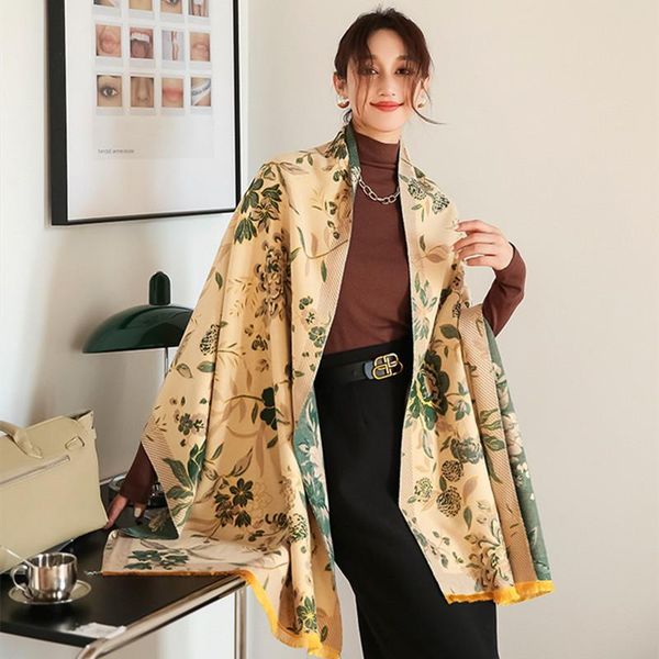 scarves european and american style ladies fashion flower pattern printing cashmere shawl warm scarf gift, Blue;gray
scarves european and american style ladies fashion flower pattern printing cashmere shawl warm scarf gift, Blue;gray