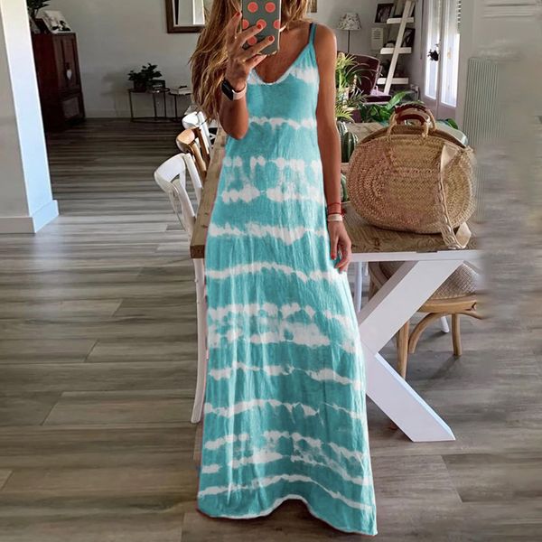 summer women dress tie dye print spaghetti strap sleeveless sun beach dresses robe female vestidos plus size, Black;gray
summer women dress tie dye print spaghetti strap sleeveless sun beach dresses robe female vestidos plus size, Black;gray
