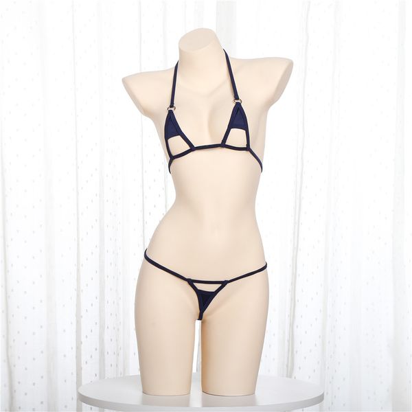 micro bikini 2019 sling string metal ring hollow open chest triangle thong swimwear women swimsuit biquini bikinis monokini, Black
micro bikini 2019 sling string metal ring hollow open chest triangle thong swimwear women swimsuit biquini bikinis monokini, Black