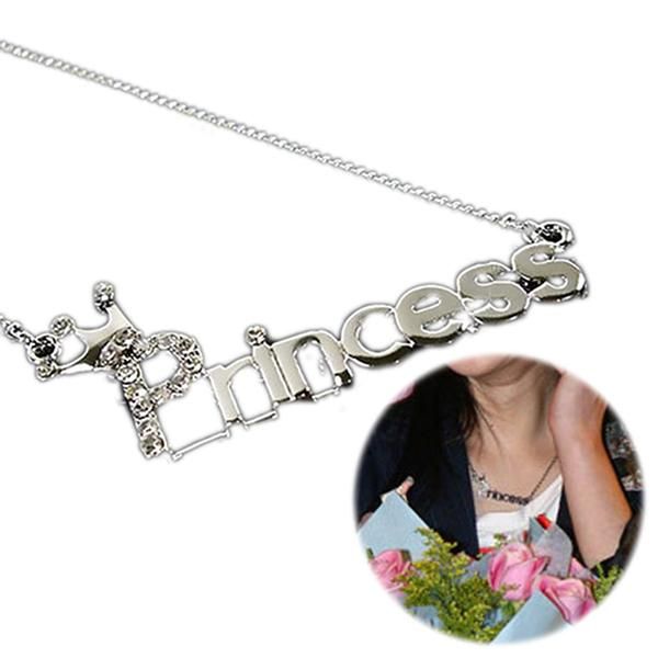 pendant necklaces women party jewelry exquisite crown letter princess alloy necklace fashion accessories s55, Silver
pendant necklaces women party jewelry exquisite crown letter princess alloy necklace fashion accessories s55, Silver