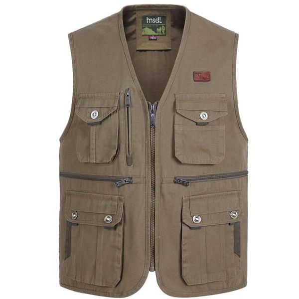 men's vests spring autumn men vest pography fishing middle-aged elderly dad wear multi-pocket cotton waistcoat sleeveless jacket coat, Black;white
men's vests spring autumn men vest pography fishing middle-aged elderly dad wear multi-pocket cotton waistcoat sleeveless jacket coat, Black;white
