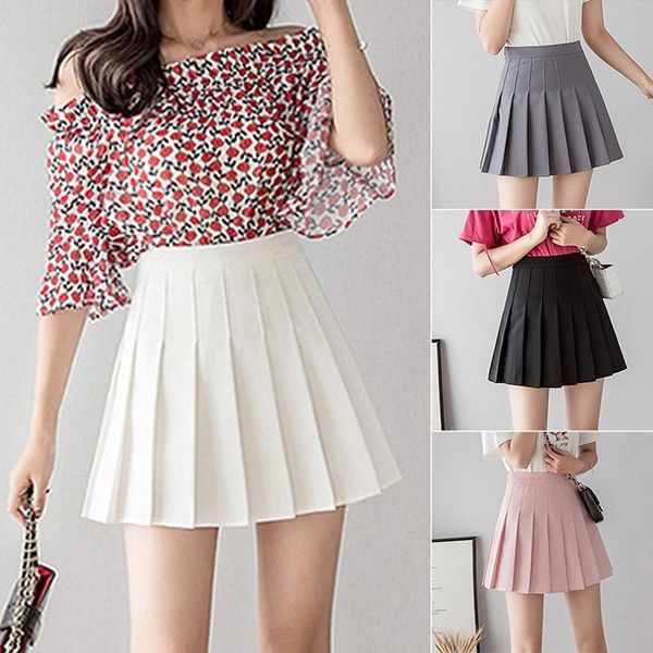 skirts women high waist pleated skirt sweet cute girls dance mini fashion female short, Black
skirts women high waist pleated skirt sweet cute girls dance mini fashion female short, Black