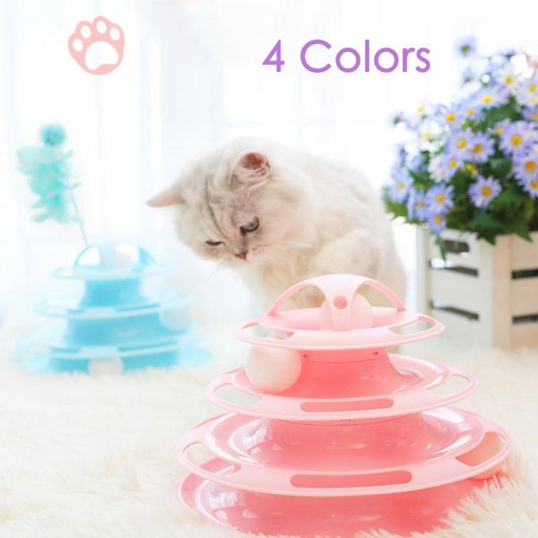 cat toys 3/4 levels pet toy training amusement plate kitten tower tracks disc intelligence triple
cat toys 3/4 levels pet toy training amusement plate kitten tower tracks disc intelligence triple