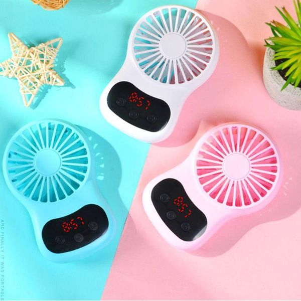 electric fans j0pe mini portable creative deskfan with time clock usb rechargeable handheld air cooler summer cooling tool
electric fans j0pe mini portable creative deskfan with time clock usb rechargeable handheld air cooler summer cooling tool