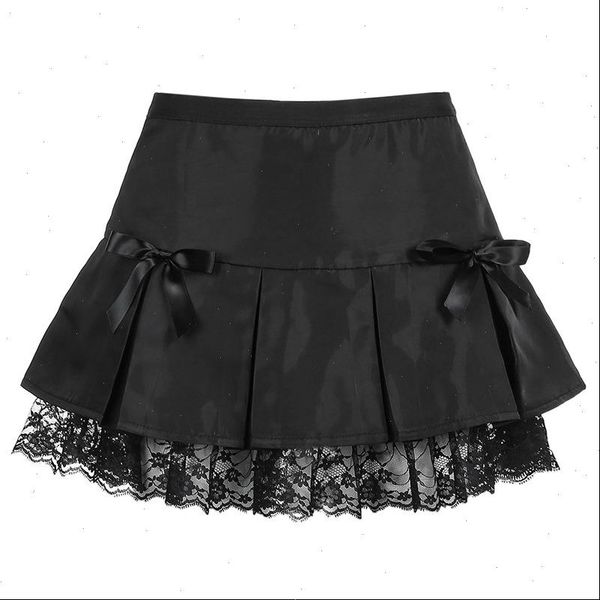 black goth aesthetic pleated lace womens skirts trim low waist harajuku egirl mini skirt punk dark academia y2k dance streetwear
black goth aesthetic pleated lace womens skirts trim low waist harajuku egirl mini skirt punk dark academia y2k dance streetwear