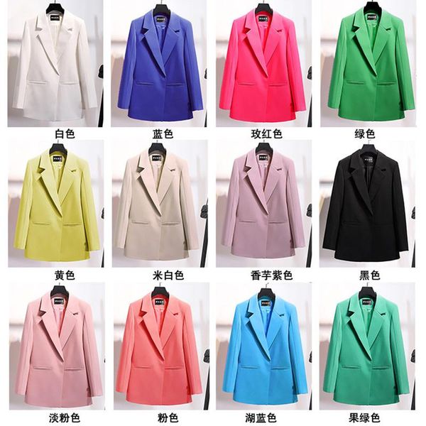 women's suits & blazers wertuiop plus size coat 2021 spring women suit jacket lady short slim blazer female clothing outerwear, White;black
women's suits & blazers wertuiop plus size coat 2021 spring women suit jacket lady short slim blazer female clothing outerwear, White;black