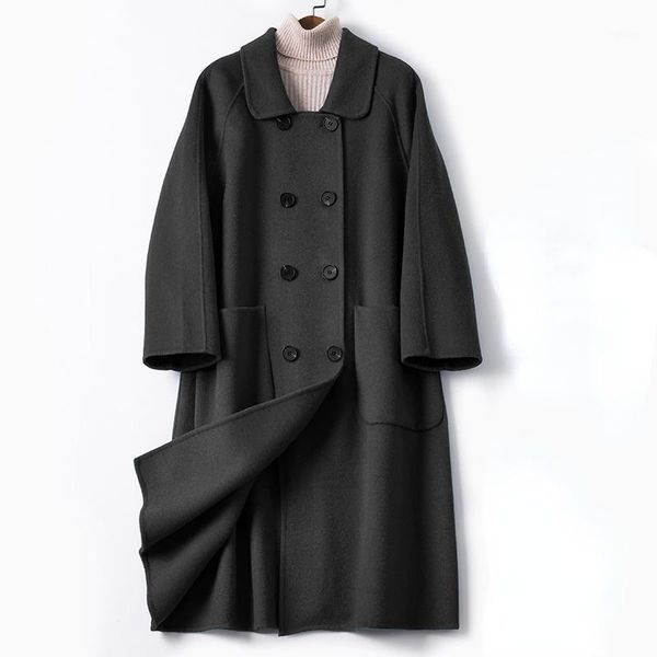 women's wool & blends 2021 autumn coat female double-faced woolen coats spring black long jackets clothing manteau femme gmm103
women's wool & blends 2021 autumn coat female double-faced woolen coats spring black long jackets clothing manteau femme gmm103