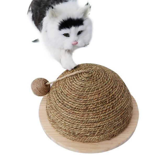 cat furniture & scratchers funny toy wooden bottom plate straw semi-circular grinding claw climbing frame scratch board with sisal hanging b
cat furniture & scratchers funny toy wooden bottom plate straw semi-circular grinding claw climbing frame scratch board with sisal hanging b