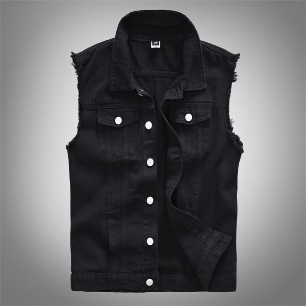 new men's fashion casual black hooded sleeveless vest denim vest jacket street punk style denim vest multiple size options m-6xl, Black;white
new men's fashion casual black hooded sleeveless vest denim vest jacket street punk style denim vest multiple size options m-6xl, Black;white