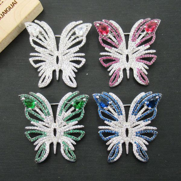 pins, brooches apdgg 38x38mm mixed color gold plated cz micro crystal butterfly brooch, Gray
pins, brooches apdgg 38x38mm mixed color gold plated cz micro crystal butterfly brooch, Gray