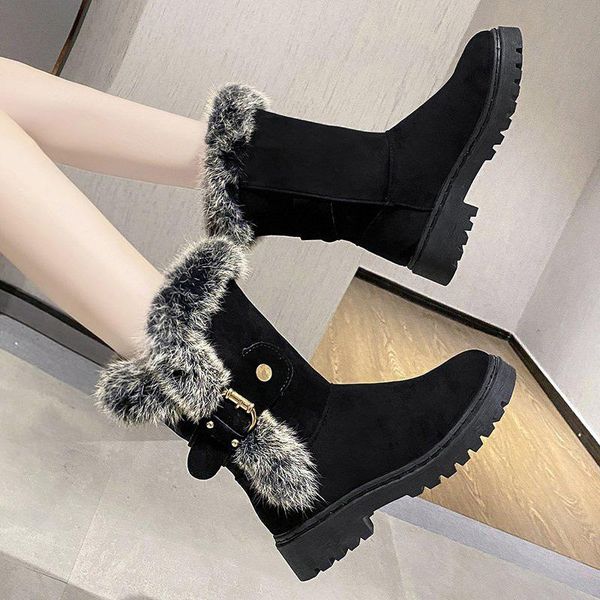 boots 2021 winter black ankle female warm plush shoes casual outdoor buckle strap footwear fur booties women snow
boots 2021 winter black ankle female warm plush shoes casual outdoor buckle strap footwear fur booties women snow