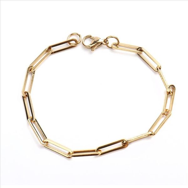 link, chain 1pc 4mm 304 stainless steel link cable bracelets for women men gold silver color oval bracelet jewelry gift 19cm long, Black
link, chain 1pc 4mm 304 stainless steel link cable bracelets for women men gold silver color oval bracelet jewelry gift 19cm long, Black