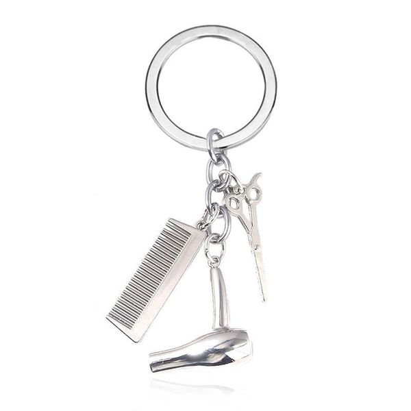 keychains personality hair stylist essential keyring dryer scissors comb decorative hairdressers key gift, Silver
keychains personality hair stylist essential keyring dryer scissors comb decorative hairdressers key gift, Silver