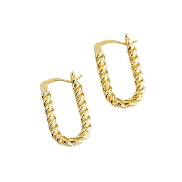 hoop & huggie 925 sterling silver earring fashion square twisted ear ring double lay ol temperament metal style woman girl jewelry, Golden;silver
hoop & huggie 925 sterling silver earring fashion square twisted ear ring double lay ol temperament metal style woman girl jewelry, Golden;silver