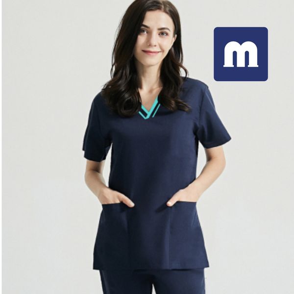 052 threepocket scrubs hospital uniform pant for women tailored fit super soft stretch antiwrinkle medical scrubs uniform shirt, White
052 threepocket scrubs hospital uniform pant for women tailored fit super soft stretch antiwrinkle medical scrubs uniform shirt, White