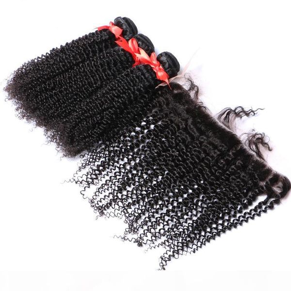 kinky curly lace closure with brazilian human hair bundles 4pcs lot ear to ear full lace frontals with hair weaves ing, Black
kinky curly lace closure with brazilian human hair bundles 4pcs lot ear to ear full lace frontals with hair weaves ing, Black