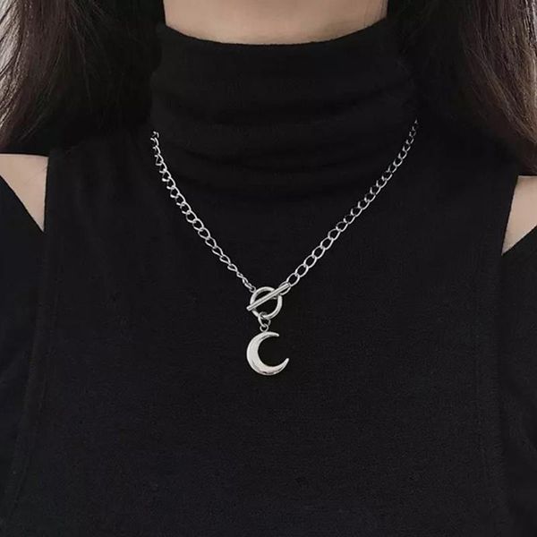 pendant necklaces aprilwell one piece vintage moon necklace for women punk ot buckle 2021 trend aesthetic kpop choker chain couple jewelry, Silver
pendant necklaces aprilwell one piece vintage moon necklace for women punk ot buckle 2021 trend aesthetic kpop choker chain couple jewelry, Silver