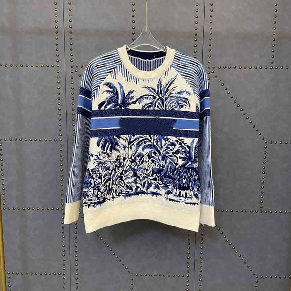 2022 factory wholesale new model autumn winter d + summer blue coconut striped sweater pullover sweater for women, White;black
2022 factory wholesale new model autumn winter d + summer blue coconut striped sweater pullover sweater for women, White;black