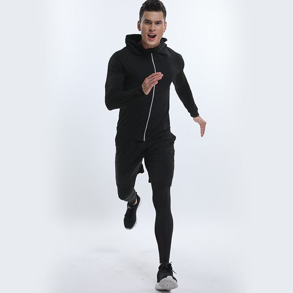2021 new men training suit gym fitness compression sport pack running jogging sports clothing exefening workout panty, Gray
2021 new men training suit gym fitness compression sport pack running jogging sports clothing exefening workout panty, Gray
