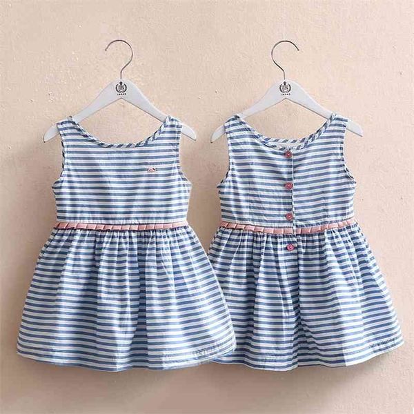 kids clothes summer fashion 2 3 4 5 6 7 8 9 10 years sleeveless embroidery blue striped dresses for baby girls kids 210701, Red;yellow
kids clothes summer fashion 2 3 4 5 6 7 8 9 10 years sleeveless embroidery blue striped dresses for baby girls kids 210701, Red;yellow