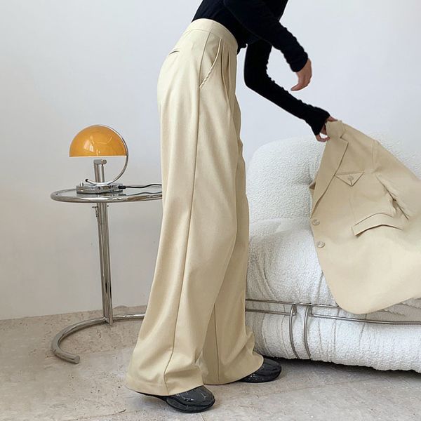 straight wide leg suit pants for women high waist casual large size pants female fashion new clothes 2021 autumn, Black;white
straight wide leg suit pants for women high waist casual large size pants female fashion new clothes 2021 autumn, Black;white