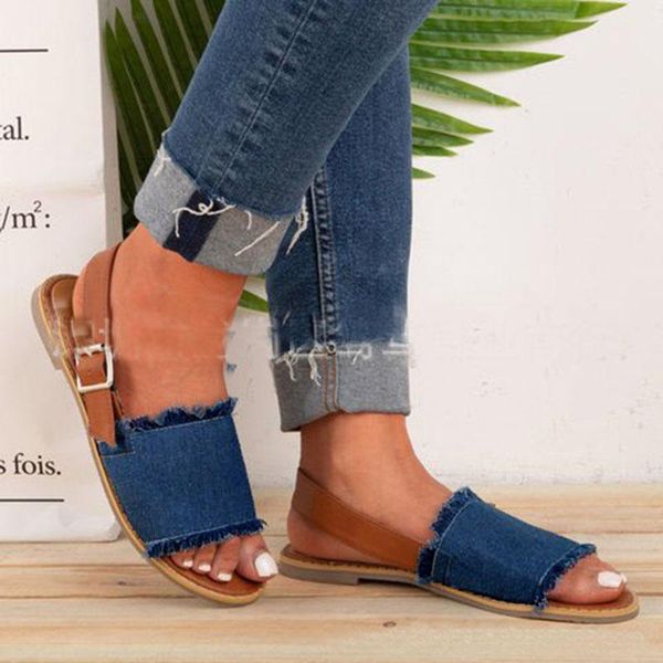 sandals buckle belt denim women 2021 slippers summer beach shoes woman tailor-made flat fringe jeans sandalias large size 34-43, Black
sandals buckle belt denim women 2021 slippers summer beach shoes woman tailor-made flat fringe jeans sandalias large size 34-43, Black