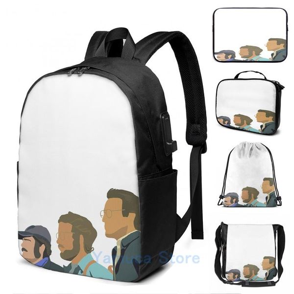 backpack funny graphic print jaws silhouette usb charge men school bags women bag travel laptop
backpack funny graphic print jaws silhouette usb charge men school bags women bag travel laptop