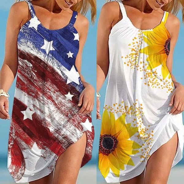casual dresses women sleeveless halter flowy long tank dress vintage sunflower american flag printed flared hem loose beach sundress, Black;gray
casual dresses women sleeveless halter flowy long tank dress vintage sunflower american flag printed flared hem loose beach sundress, Black;gray