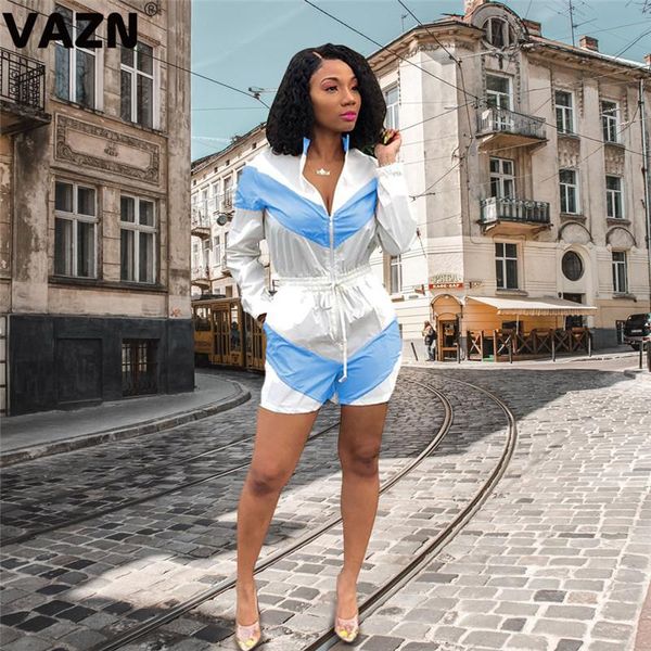 women's jumpsuits & rompers vazn gpn16139 product 2021 summer lady 3 colors playsuit full sleeve zipper jumpsuit girl high street, Black;white
women's jumpsuits & rompers vazn gpn16139 product 2021 summer lady 3 colors playsuit full sleeve zipper jumpsuit girl high street, Black;white